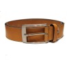 Ceinture en cuir classique, coutures invisibles 