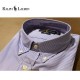 Chemise Ralph Lauren bleue à rayures - SLIM