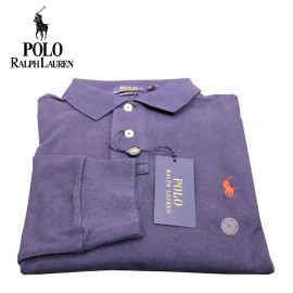 Polo manches longues Ralph Lauren SLIM - navy