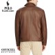 Veste en cuir Ralph Lauren