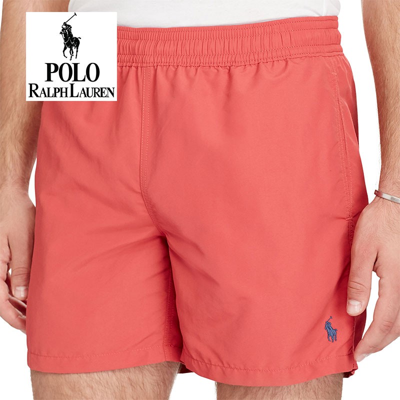 Short de bain discount ralph lauren rouge