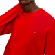 Pull coton et soie col rond Tommy Hilfiger