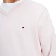 Pull coton et soie col V Tommy Hilfiger