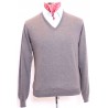 Pull homme col V 100% laine merinos marque Vitter