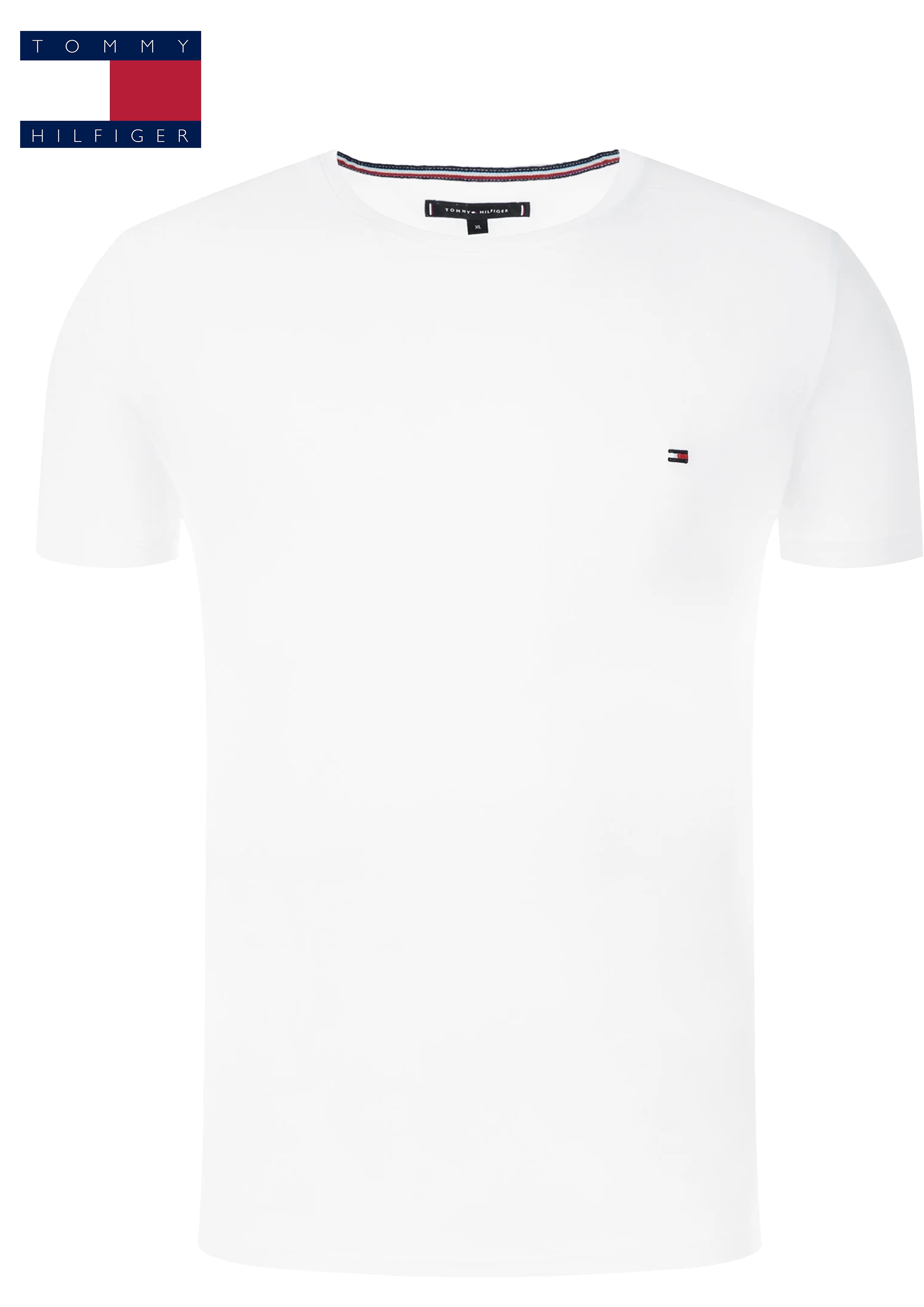T-shirt Tommy Hilfiger ajusté coton stretch - OFFICIEL BOUTIQUE